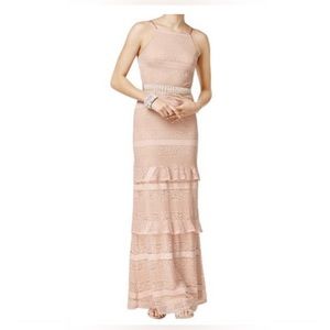 Speechless Pink Lace
With Beaded Belt
Dress Gown